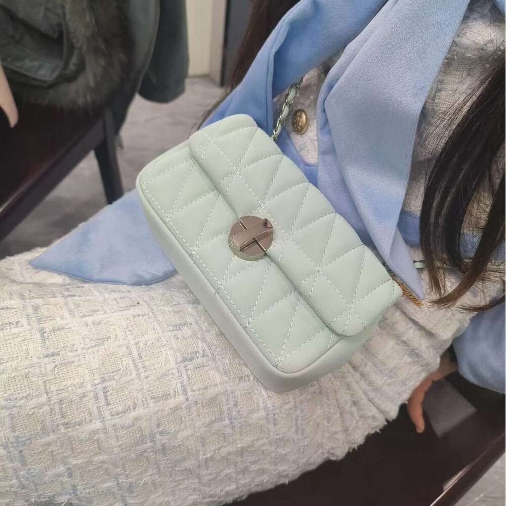 2025 Same Style Niche High-End Chain Women's Quilted Single Shoulder Crossbody Commuter Underarm Small Square Bag,designer bag Luxury Bag bag tot