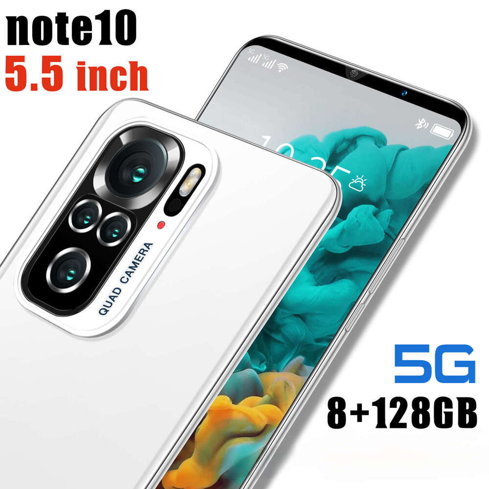 Global Version Note10pro1 Smartphone New 8+128GB 5.5-Inch 5G All-In-One Smartphone Low-Configuration Device phones