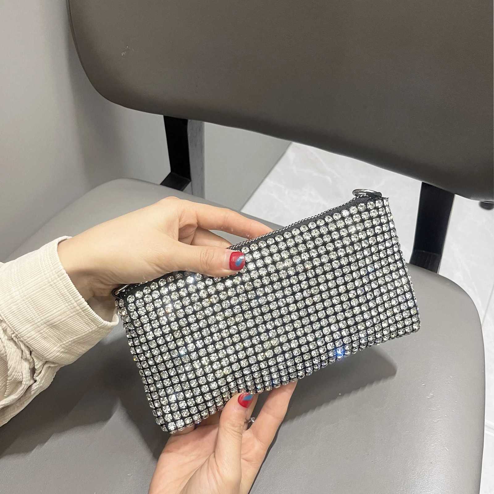 Luxury Designer Rhinestones Clutch Purse Bag for women handle bag Shoulder Bag Purse Z251017