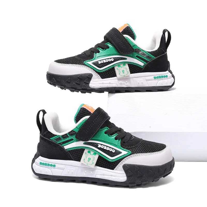 Autumn Bobdog Kids Sports Shoes 2025 Fashion Color Blocking Boys Girls Casual Shoes Nonslip Soft Size 2738 Childrens SneakersT251017