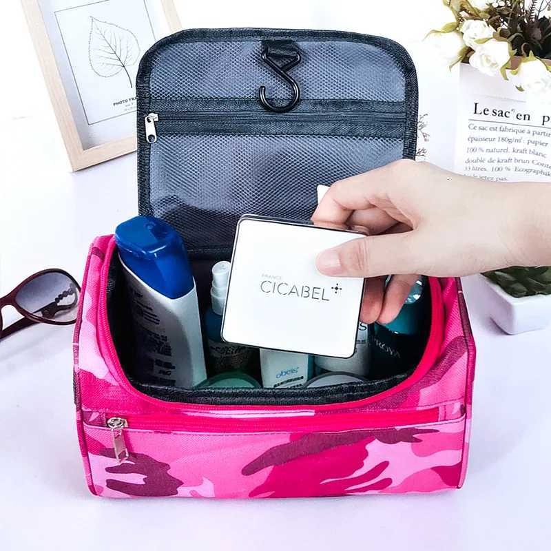 Make Up Camouflage Cosmetic Bag unisex travel organizer toiletry bag storage bag Large capacity Hanging Waterproof Wash Pouch W251017