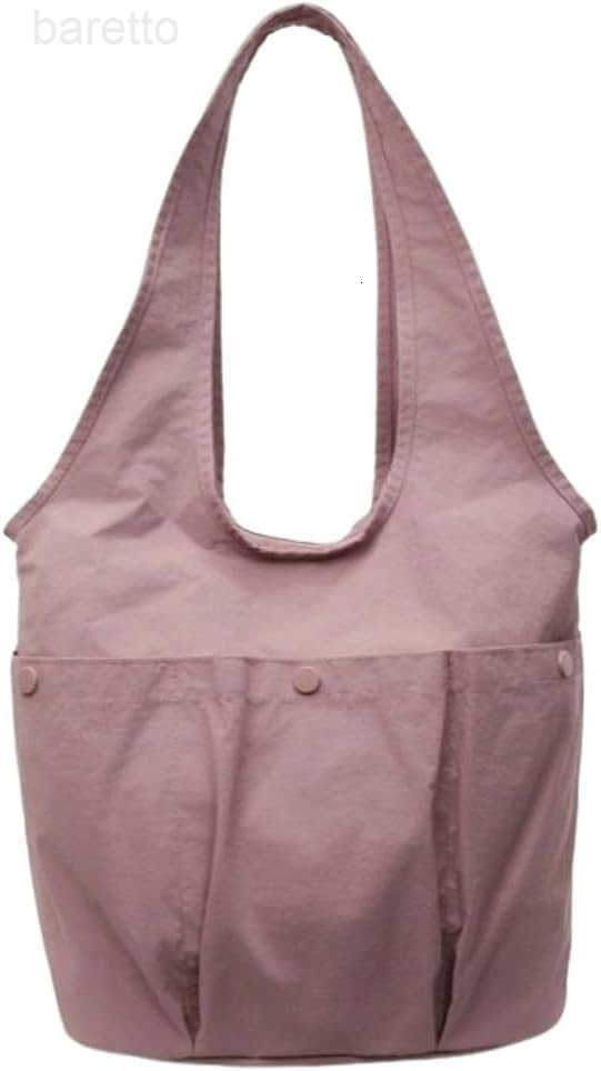 Nylon Bucket Bag for Women Lightweight Tote Handbag Travel Causal Top Handle Purse Large Capacity Hobo Sling Bag 2025 Z251017