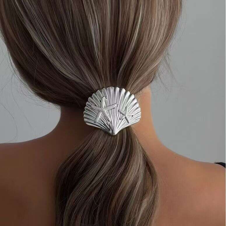 Accessories Alloy Ponytail Holder Elastic Band Personality Ornament High-end Feel Women's Simple Fashion Hair