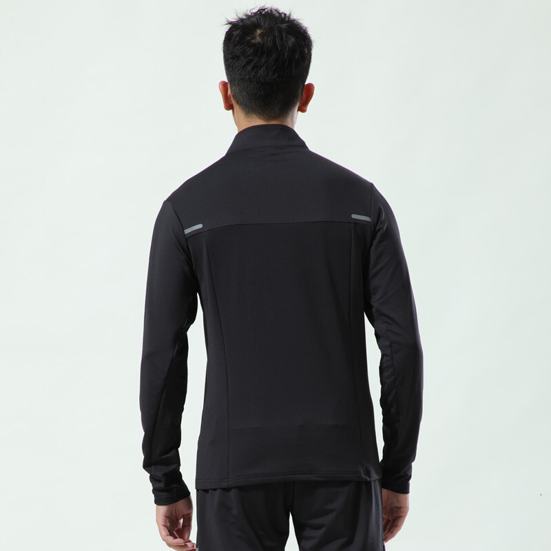 Quick-Dry Sports Long Sleeve Set for Men, Autumn and Winter Breathable Running Top