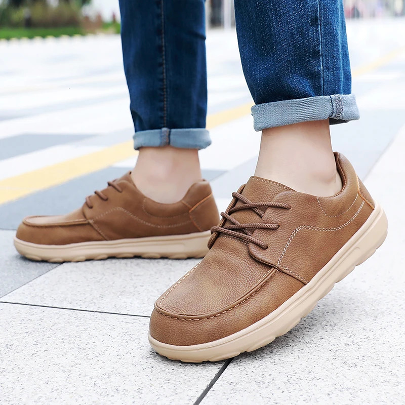 Mens casual leather shoes Genuine Leather Mens Casual Shoes Summer Men Shoes handmade Leather Men Loafers 251013