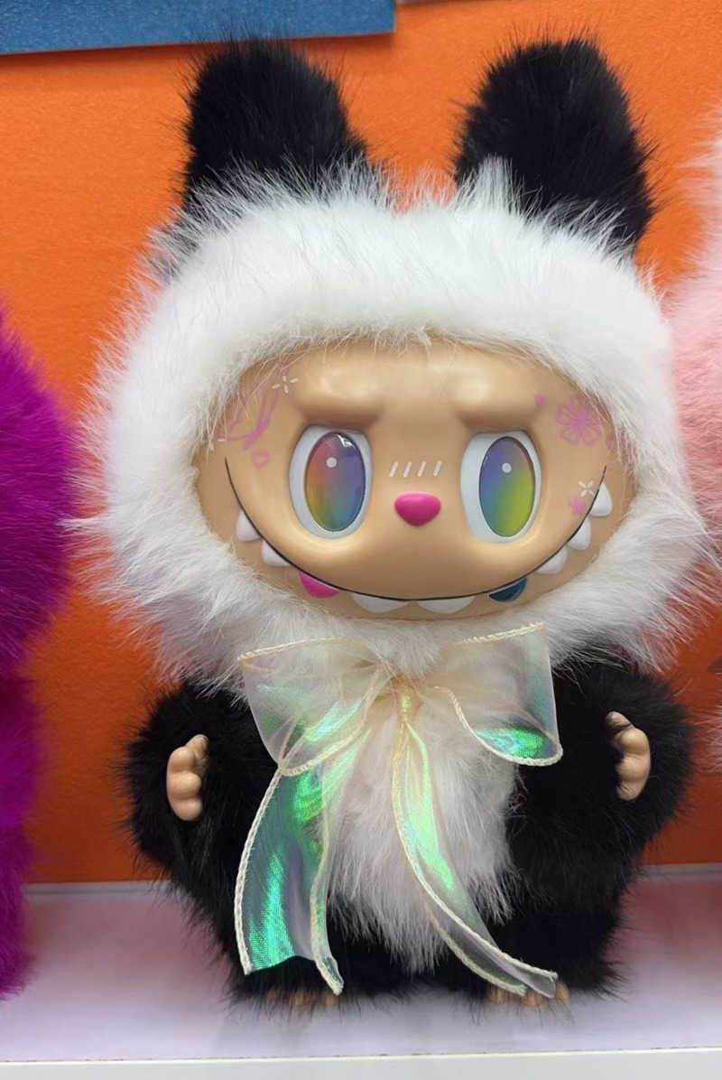 Labubu Big Chief 38cm Bubble Modified Doll Trendy Toy Labubu Big Angel Plush Toy L251017