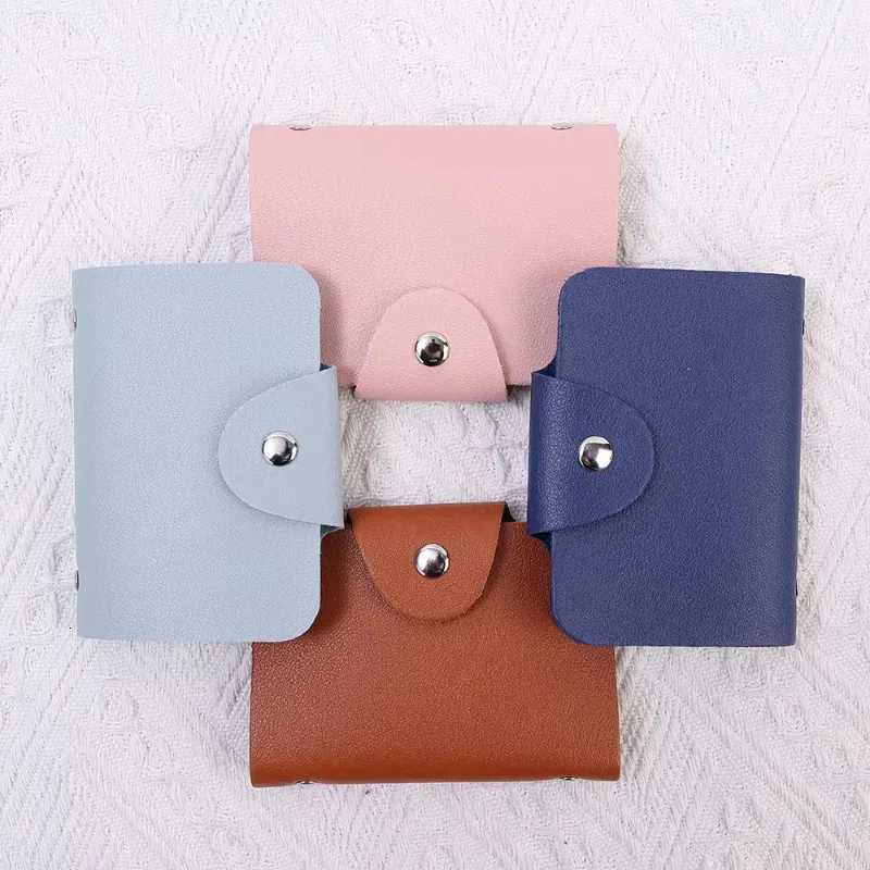 Business Card Holder Antitheft ID Credit Card Holder 24 Slot Wallet ID Cash Organizer Pocket Case Travel Money Clip Gift UnisexW251017