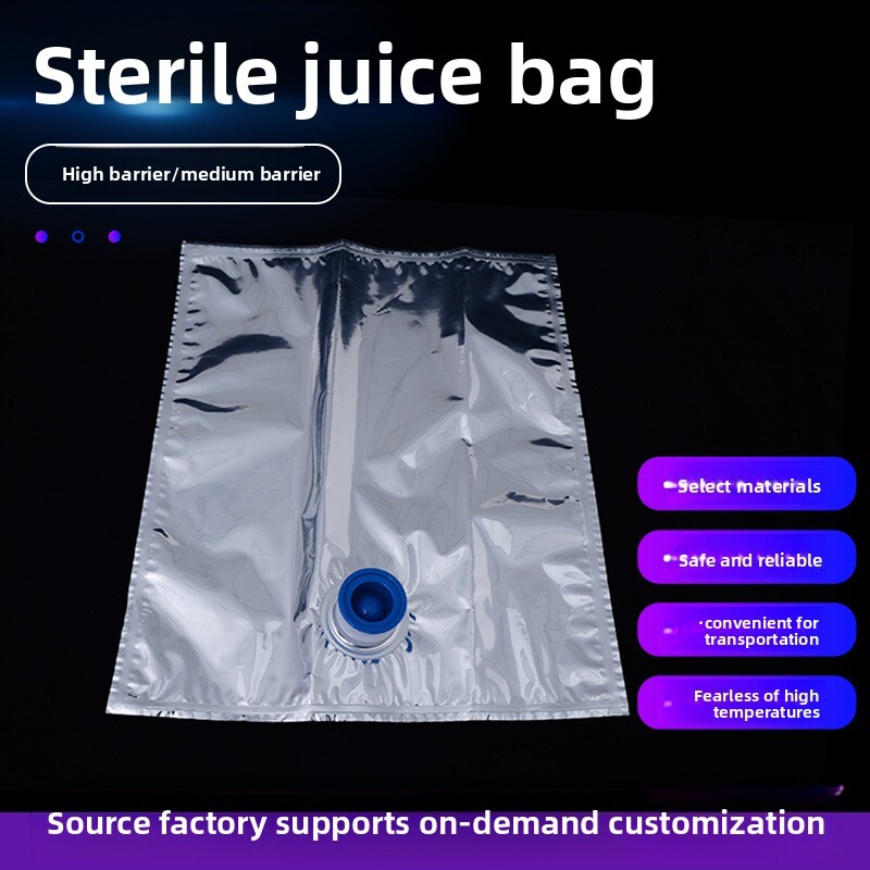 Aseptic Aluminized Juice Bags: Wholesale Food Grade BIB Packaging with Custom Sizes & Volumes