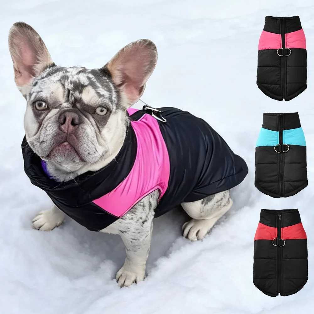 Waterproof Pets Clothes With Dring Warm Winter Dog Jacket For Winter Padded Pet Vest Coat For Small Large Dogs Golden RetrieverW251017