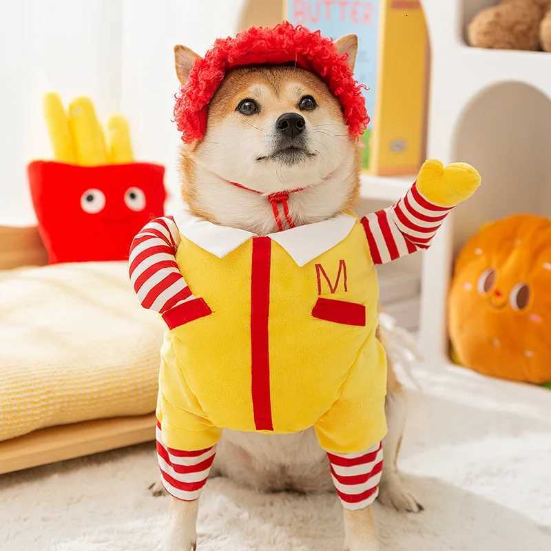 Pet Two Leg Transformation Dress Small Dogs Funny Clothes Autumn and Winter Cat Pet Clothing Dress Up for Festive AtmosphereW251017