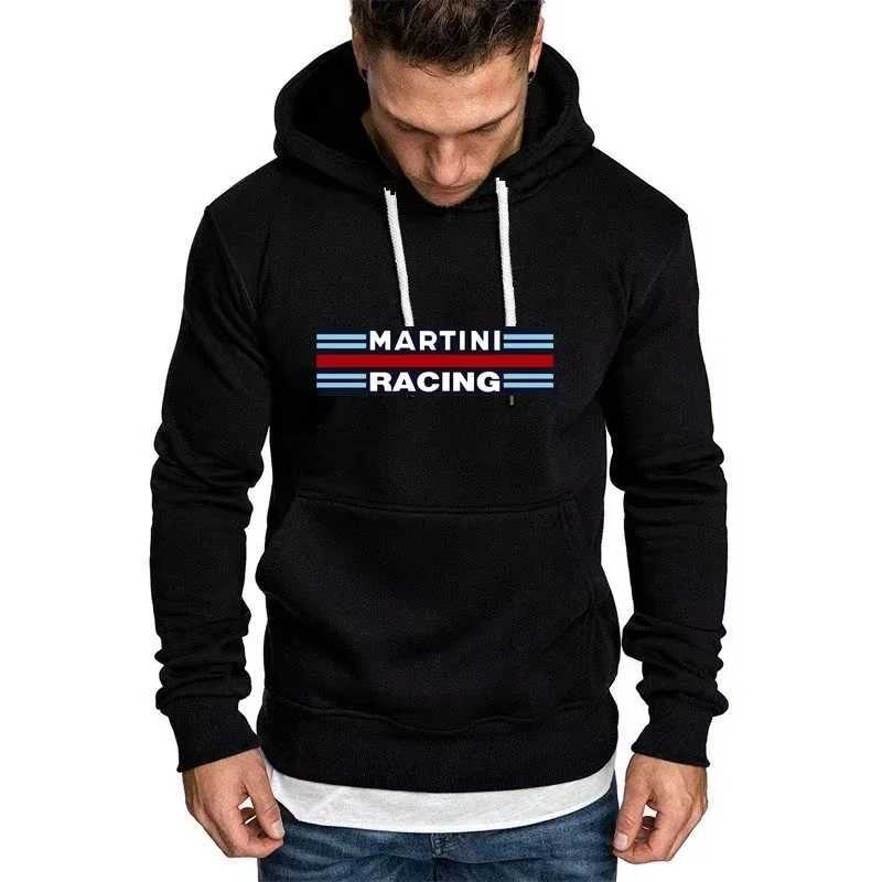 Mens Hoodies Martini Racing Print Unisex Hooded Fleece Sweatshirt Pullover Jacket Casual High Quality Streetwear Fashion Trends Z251017
