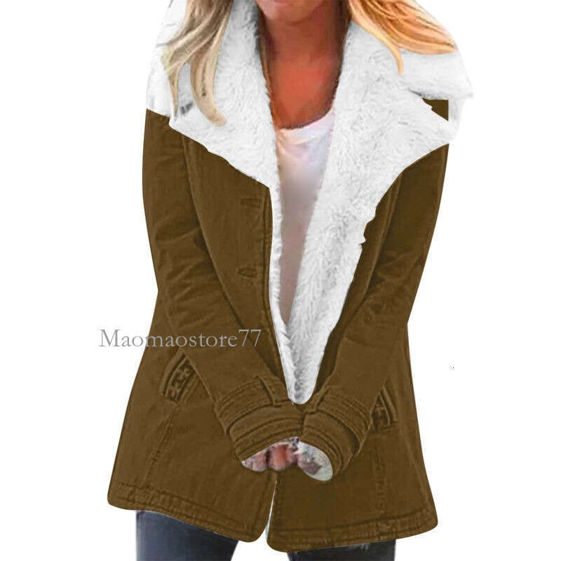 Women's Fleece-Lined Long Sleeve Cotton Coat - Warm Winter Jacket With 9 Colors & 8 Sizes S-5Xl winter jacket women womens coat