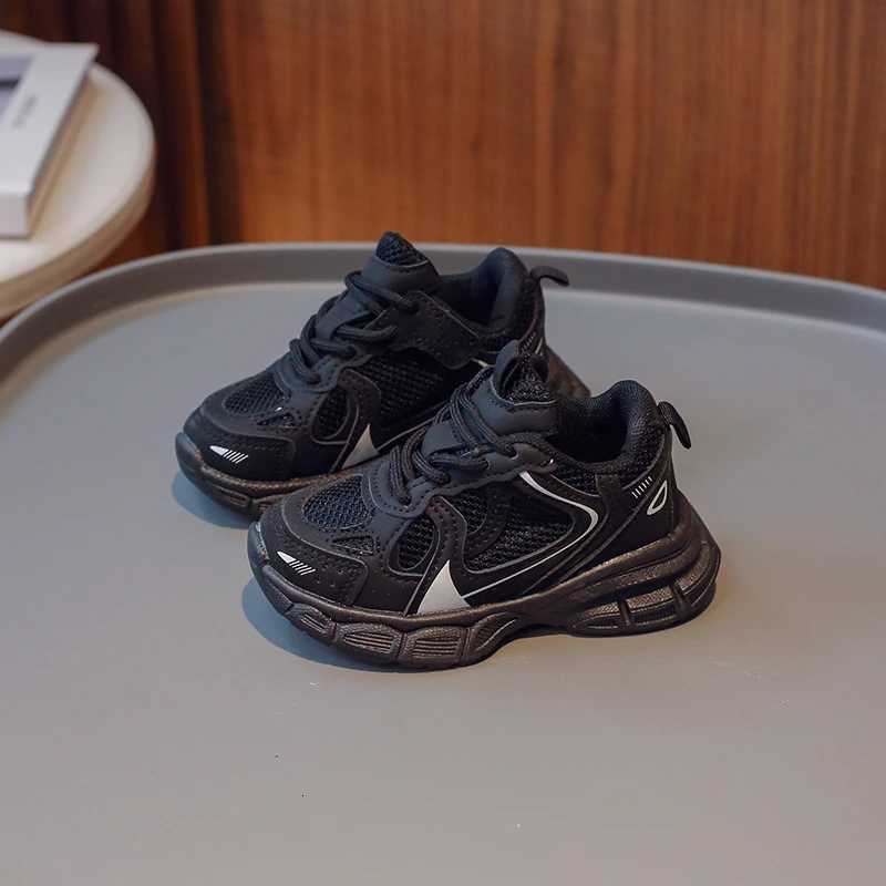 Kids Shoes Color Matching Cool Korean Wind Girls Sneakers 2023 New Summer Mesh Children Sport Shoes for Boys Laceup BreatheableT251017