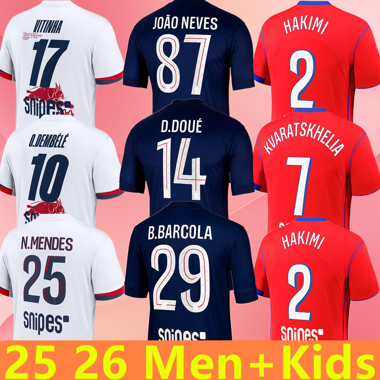 25 26 Soccer Jerseys Maillot fourth enfants 2025 2026 football shirts kits kidsjersey