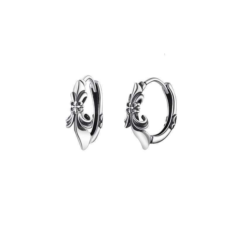 Cross for Men Fashionable High-end Earrings Vintage Hoop Hypoallergenic Trendy Yiwu Hot-selling Accessories