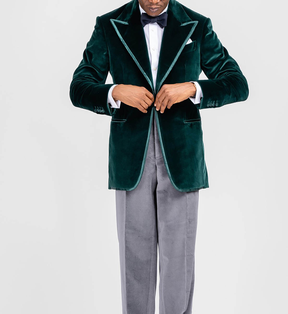 Velvet Man Tuxedos 1 Piece Set Jacket Peaked Lapel Men Suit Fashion Double Breasted Evening Wedding Groom Coat Customized