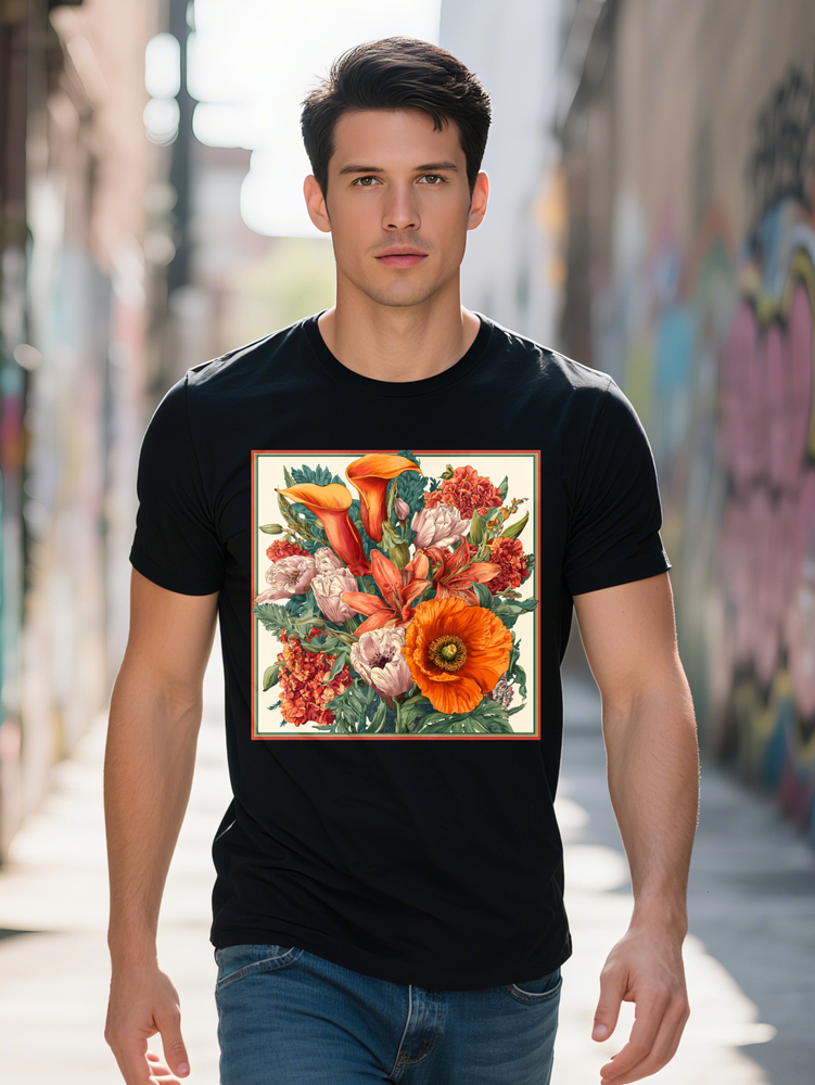 Henley Neck Embroidered Bamboo Fiber Spandex Orange Workout Travel Autumn M Touch Men's Tee Men's Jersey