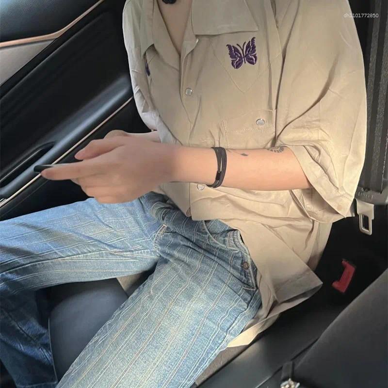 Men's T Shirts Loose Fit Embroidery Irt Ort Sve Youth Faion Cotton Casual Summer Outerwear For Men And Women