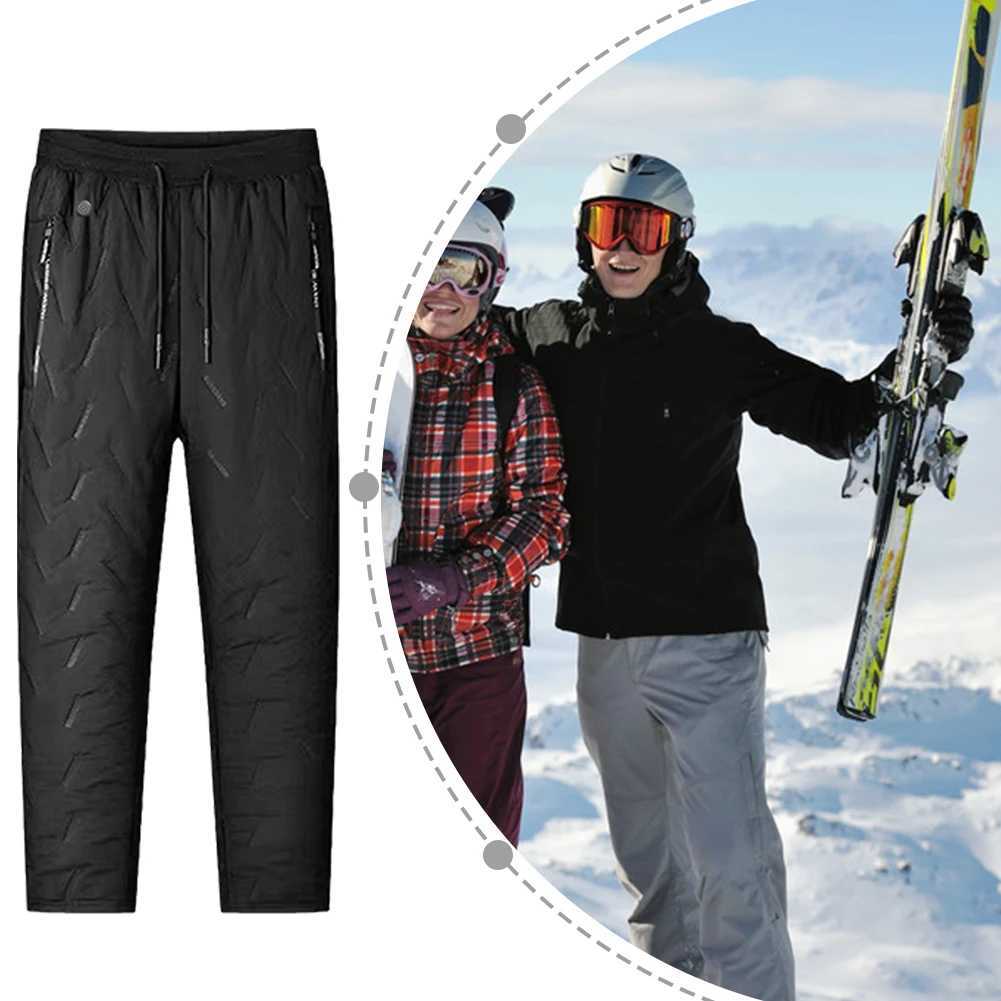 Winter Thermal Hiking Pants USB Electric Heating Trousers Ski Wear Heater Sports Thermal Motorcycle Pants Heated Trousers H251017