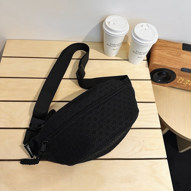 Designer Bag Men's Chest Bag Woven Crossbody Bag Men's Casual Shoulder Luxury Bag Bag New Sports Small Crossbody Bag Student Waist Bag Women
