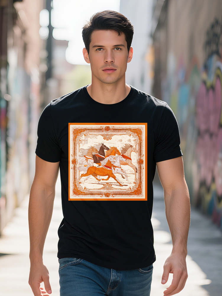 Slim Fit Cotton Orange Sports Party All Winter M Quick Men's Top Men's Jersey