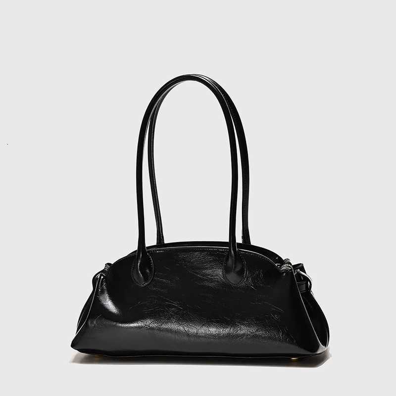 Brand Luxury Bowling Bag New Korean Versi Niche Highend Wens Handbag Simple Fi Largecapacity Shoder Underarm Bag1 D251017