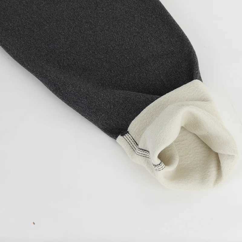 Mens Vneck Set of 2 Thermal Underwear Suit Long Johns Fleece Lined Keep Warm Undershirts Cold Weather Clinging Bottoming Shirts H251017