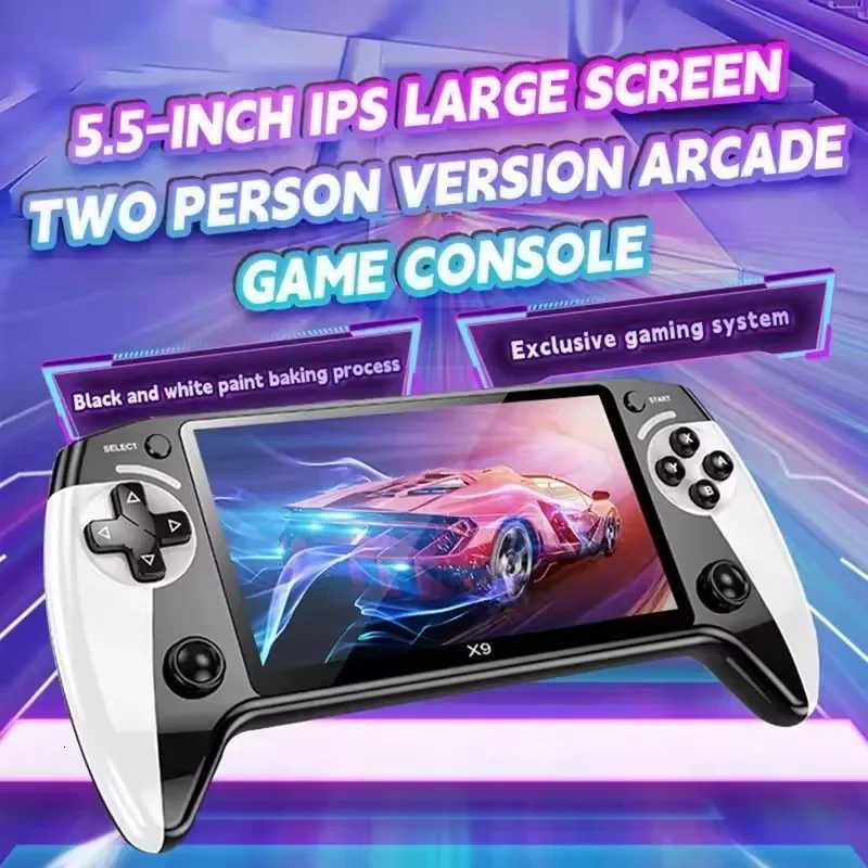 X9 Handheld Retro Game Player 55 Inch Sn Video Game Player Portable Game Player 2000 Games port GB GBA GBCXJ251016