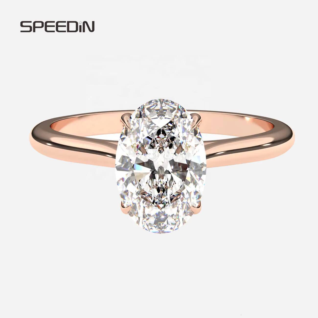 IGI Certified Fine Diamond Jewelry Ring DVS1 05ct Laboratory Grown Diamond Custom Womens Wedding Ring Gift Proposal Ring