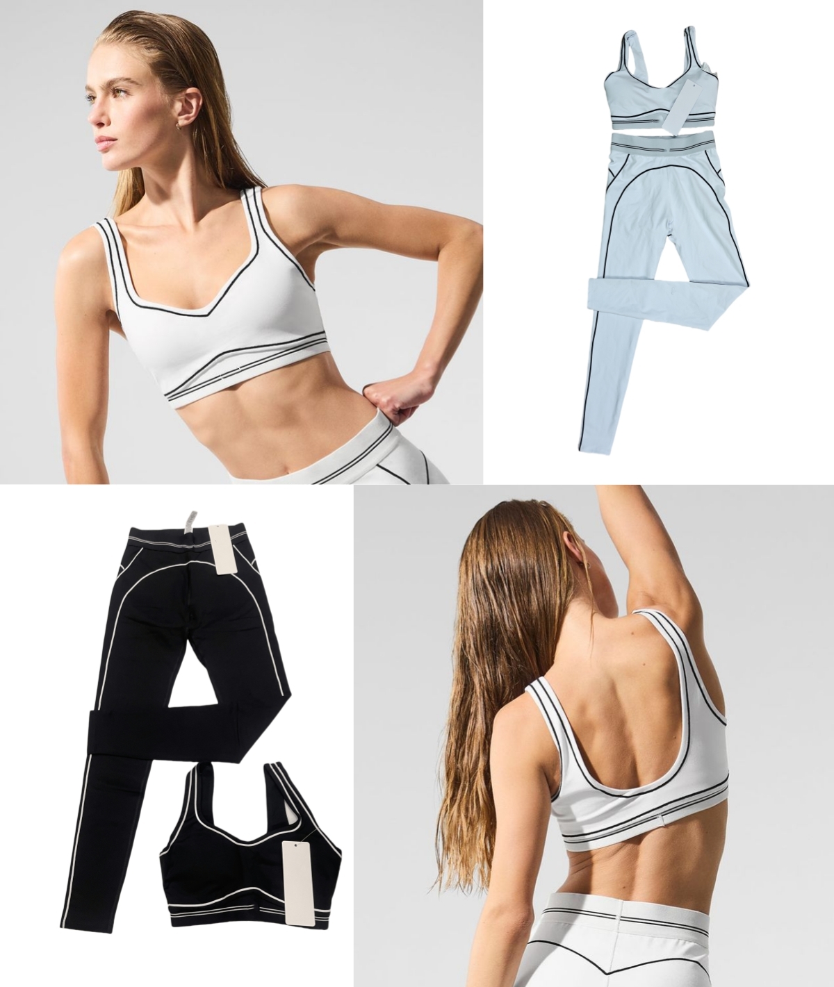 New Set Tops Sports Heart Throb Bra+Leggings High End Low Back Dance Yoga Outfits Summer Women Running Fiess Muse aloliness women clothes suit bra set