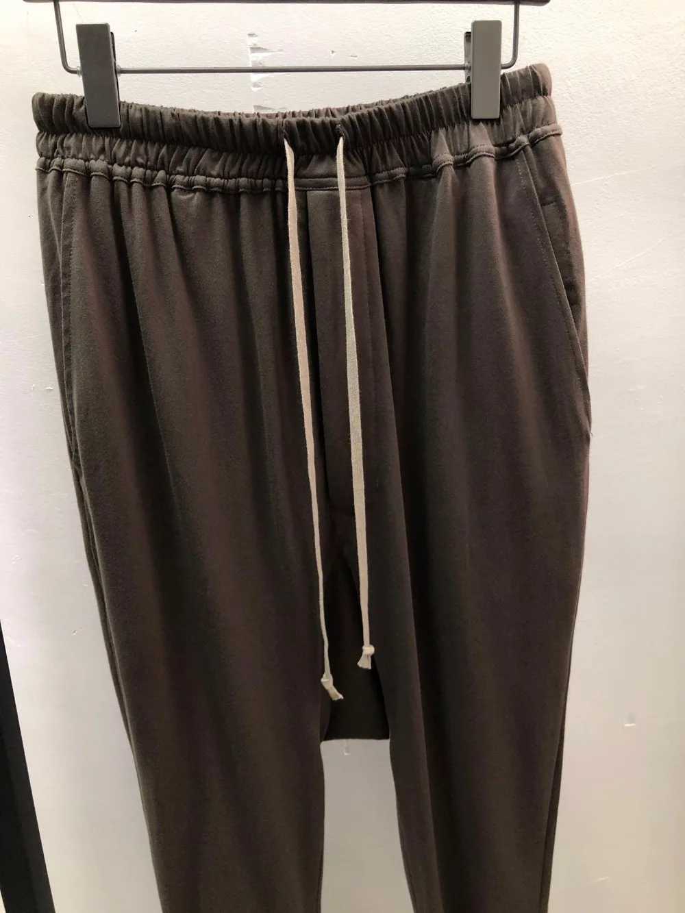 Owen Seak Men Casual Pants 100 Cotton Gothic Men Clothing Sweatpants Summer Lightweight Women Solid Loose Pants Size XLXJ251017