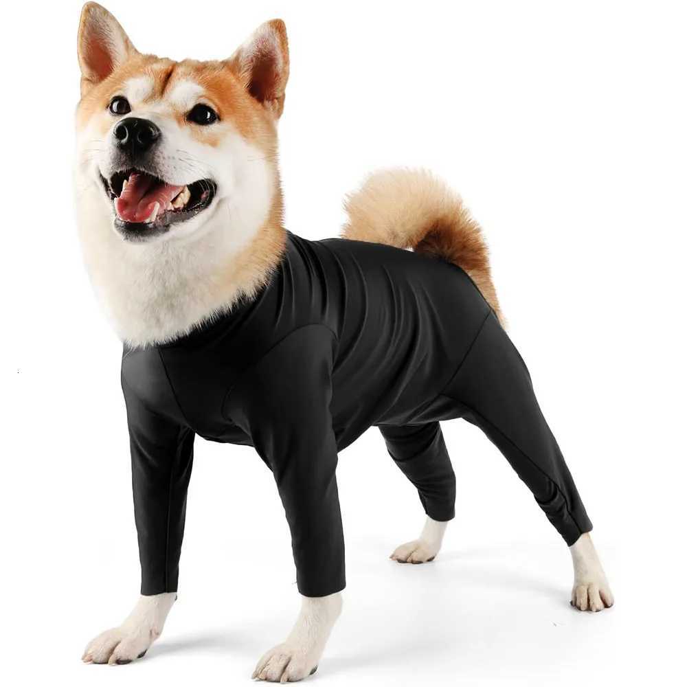 Dog Onesie for After Surgery Pet Surgical Recovery Suit Anti Shedding Bodysuit Long Sleeve Claming Pajamas with Legs for DogsW251017