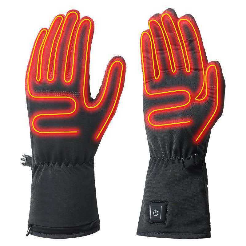Winter Warm Electric Heated Gloves Warm Riding Gloves Ski Gloves Windproof Waterproof Outdoor Mountaineering H251017