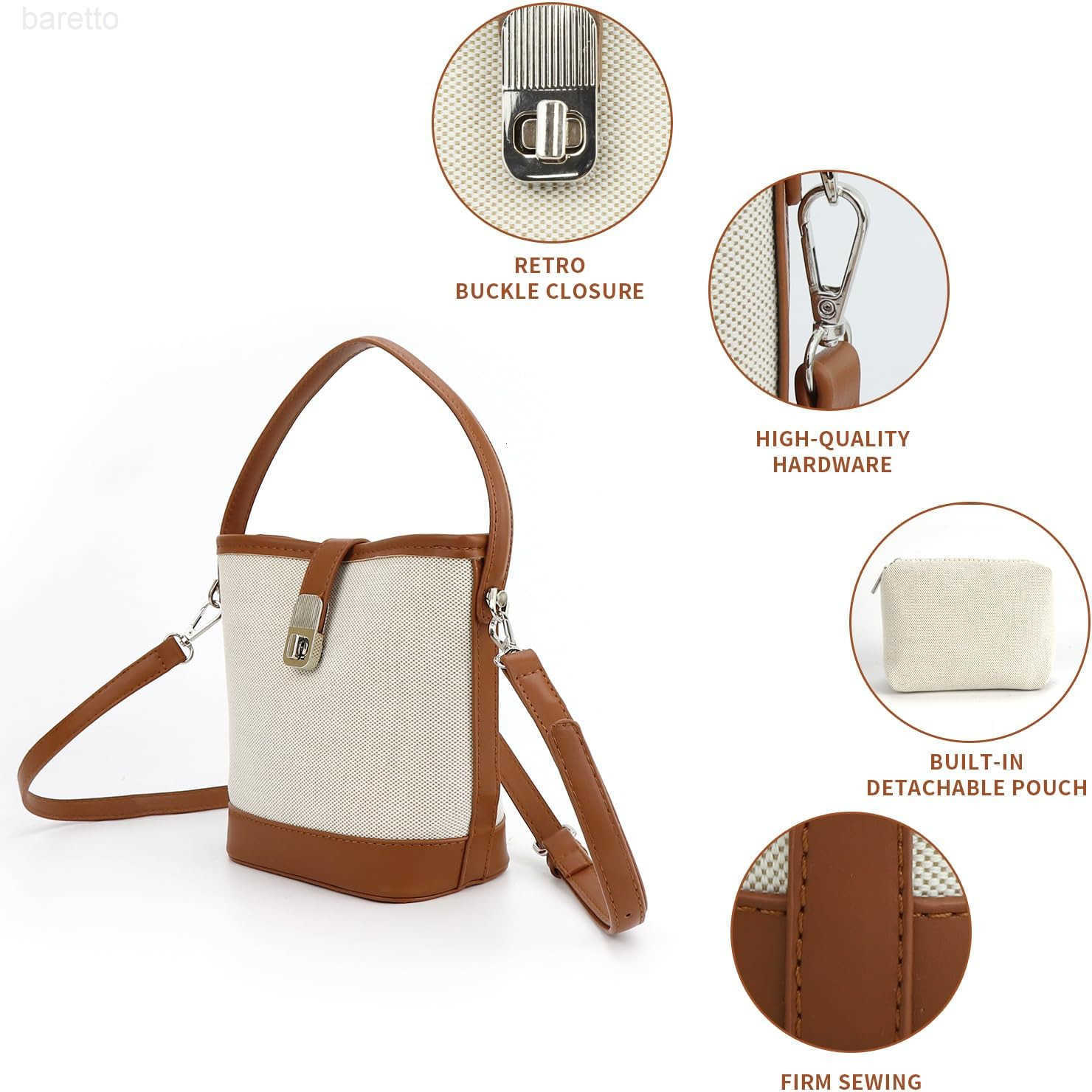 Crossbody Bag Purses for Women Small Bucket Bag with Adjustable Strap Mini Cross Body Purse Leather Shoulder Bag and Handbag Z251017