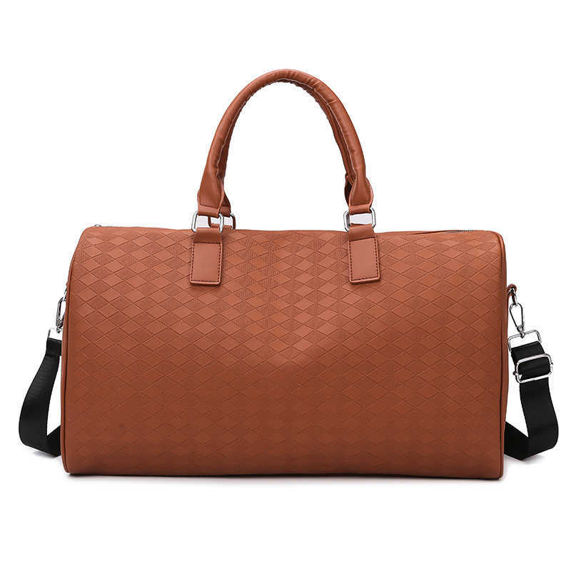 New trendy short distance travel bag, large capacity single shoulder hand-held ready to go bag, portable dry wet separation sports and fitness bag