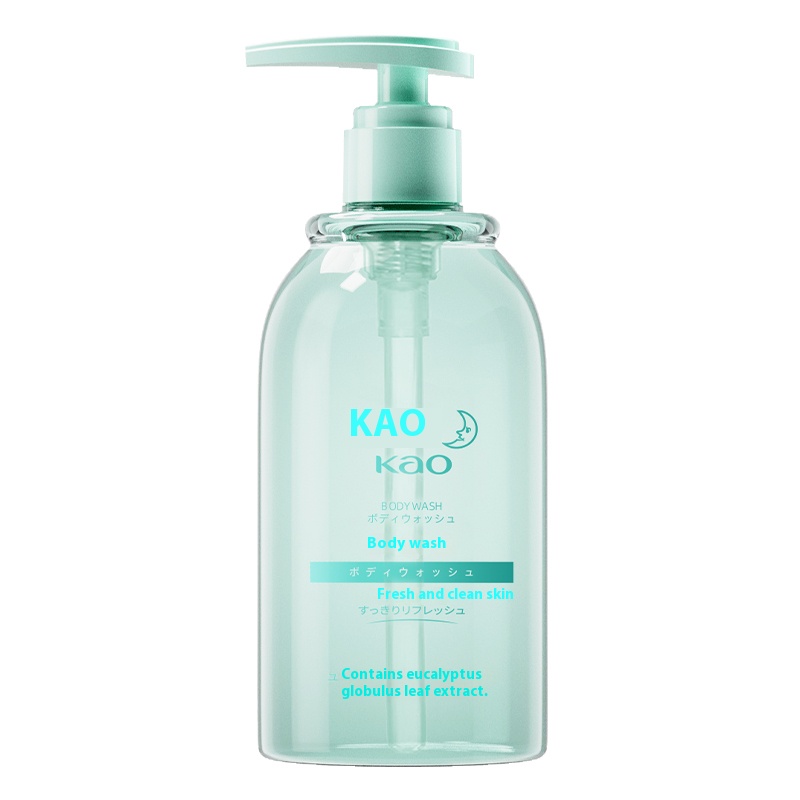 Kao Shower Gel 220ml Refreshing & Purifying Formula Deeply Cleanses Pores