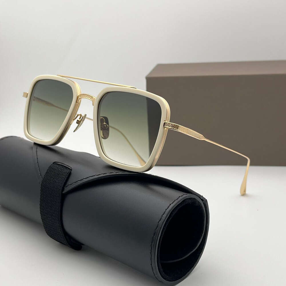 Ditaglassly Fashion Sunglasses For Men Women Business Classics Flight 006 Eyewear Designers Trendy Outdoor Drive-In Beach Style Anti-Ultraviolet Goggles 872