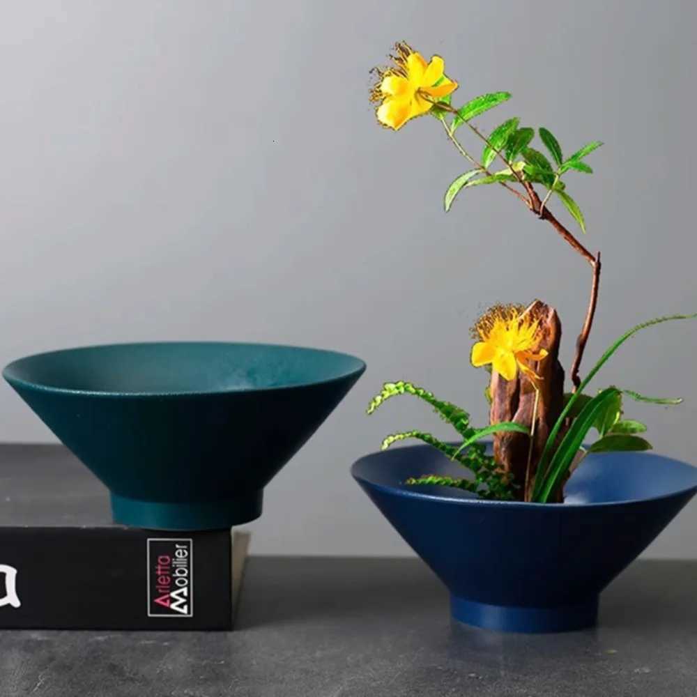 Creative Crafts Ceramic Vase Artificial Flower Decorative Flower Pots Desk Decoration Floral Arrangement Vases Modern Home Decor C251017