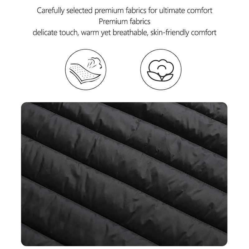 16 Areas Heated Vest Heating Men Warm Waistcoat Women Heat Jacket Winter Constant Heating Vest Power Bank Not Included H251017