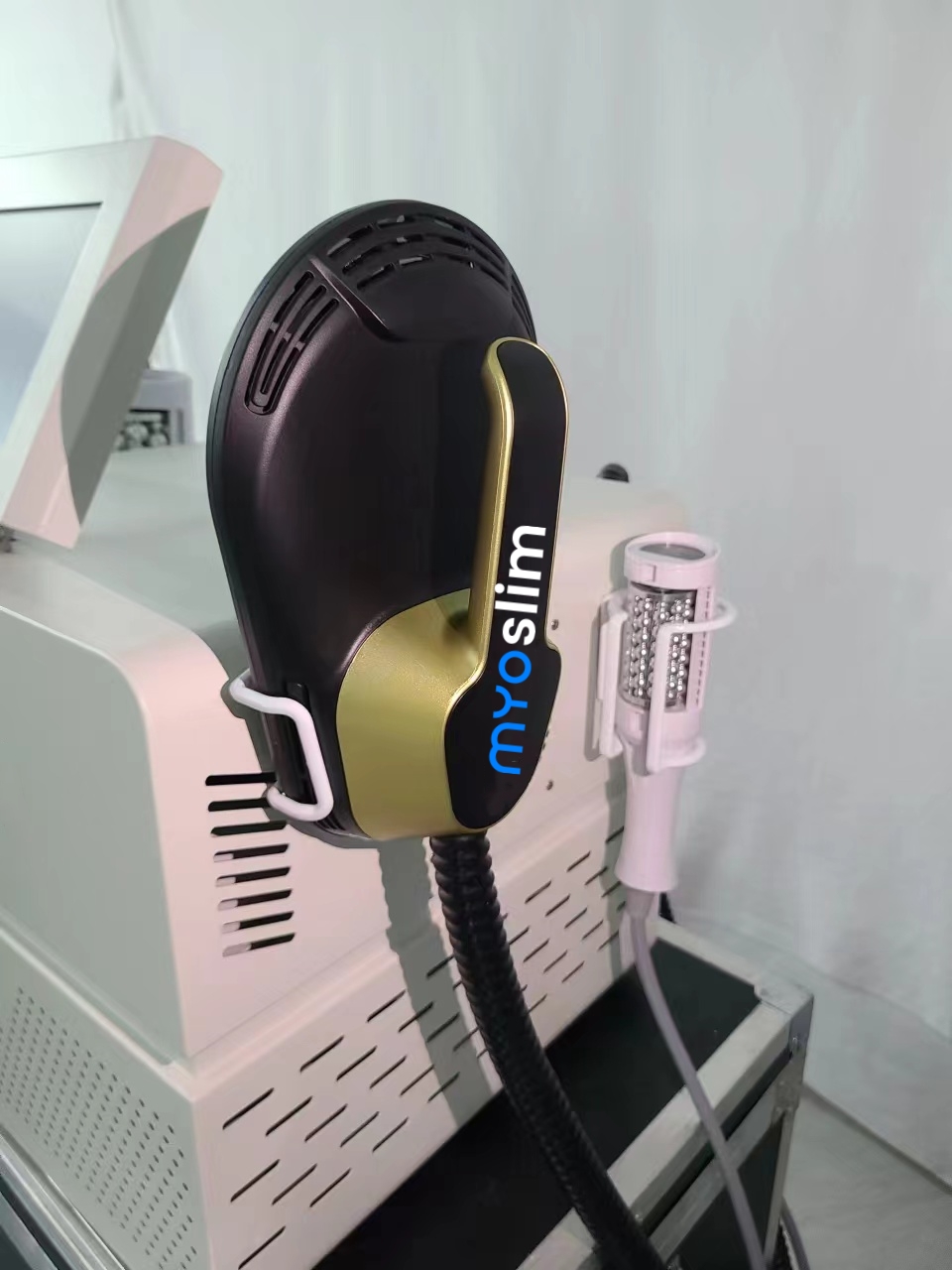 Myoslim Ems Electrical Stimulation Body Shaping Instrument Roller Massage 2 In 1 Home Slimming and Firming Beauty Instrument HOT