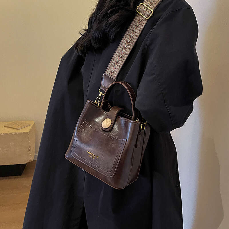 Trendy Handbags New Fashionable Handheld Shoulder for Women Crossbody Versatile Bucket Bags