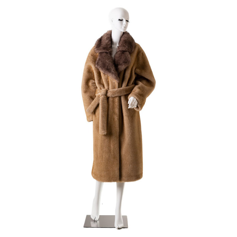 Eco-Friendly Womens Long-Sleeve Faux Fur Coat Warmth Meets Style With Easy Fit Adjustments hot-sale products
