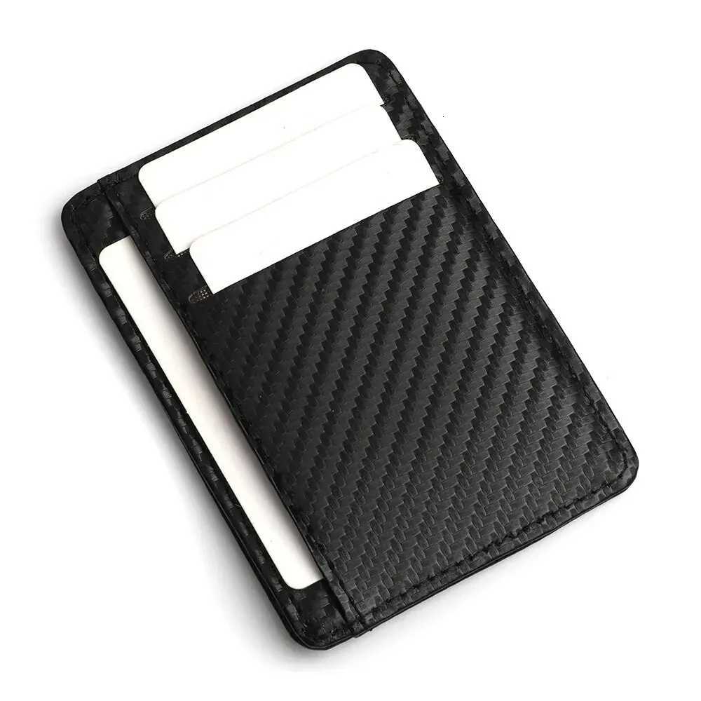 Mens Ultrathin RFID Blocking PU Leather Wallet Credit Card ID Card Holder Portable Mens Minimalist Business CardW251017