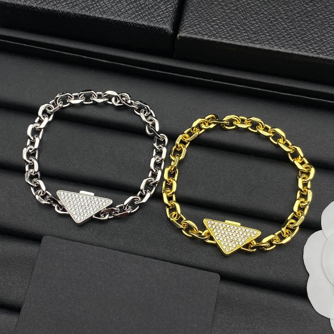 Classic Designer Bracelet Open Diamond Bracelet Bangle 18K Gold High Quality Bracelet Gold and Silver Diamond Bracelet Men Women Jewelry Couple's Christmas Gift