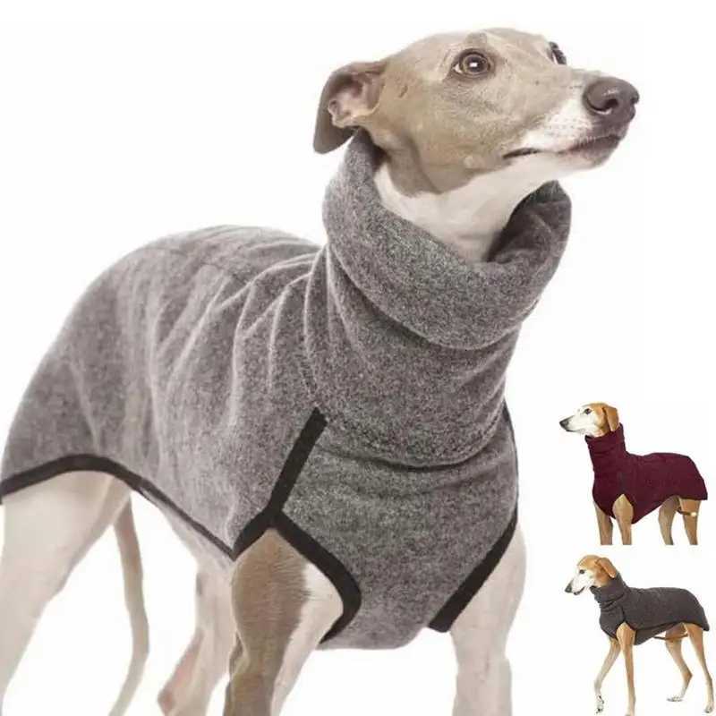 Winter warm Whippet Vest Italian Greyhoundes Clothes Turtleneck Dog Clothes Soft Fleece Clothes Coat Outfit For Medium Large dogW251017