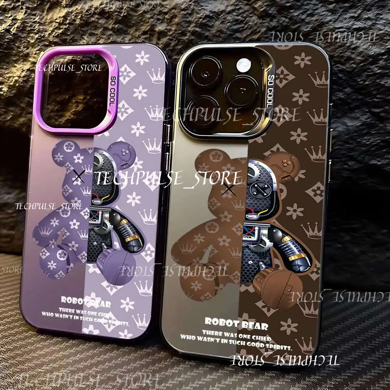Dhgadgets Trendy Mechanical Bear Iphone 17 Pro Case 16/15/14/13 Laser 12 Apple tech73 11 Xs Max