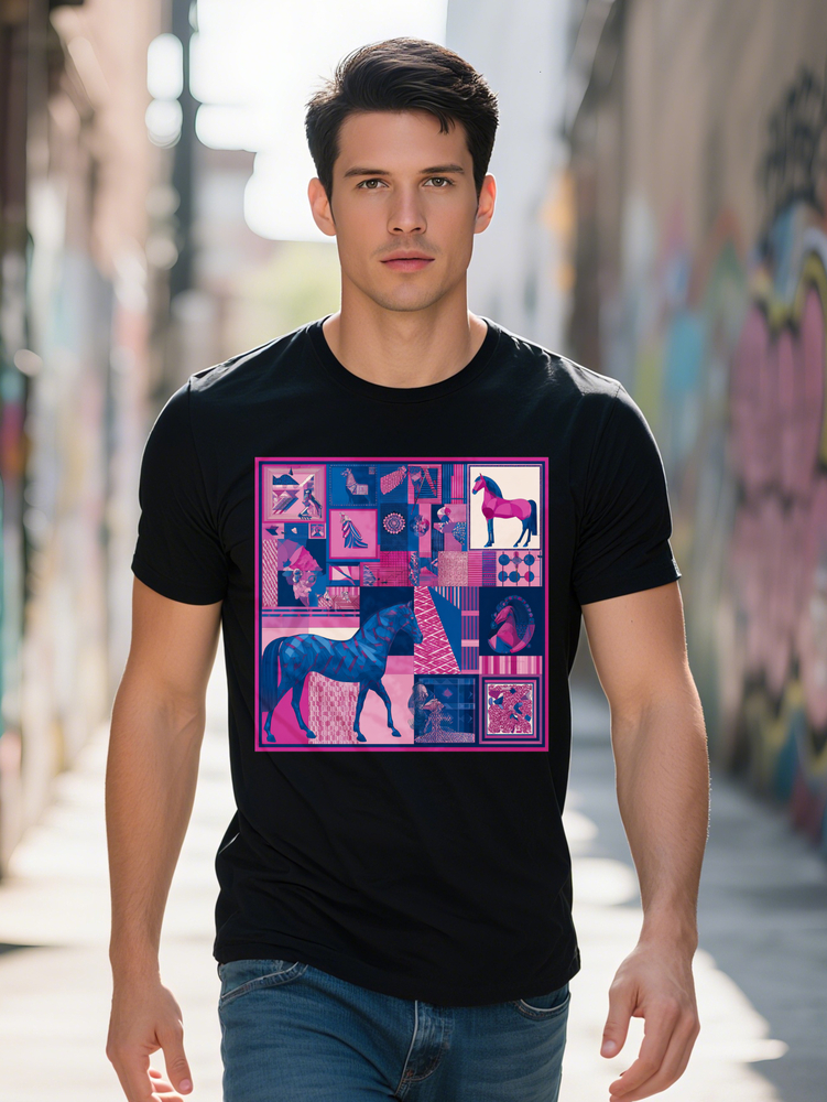 Checked V Modal Rayon Black Green Outdoor Season All S Drying Men's Shirt