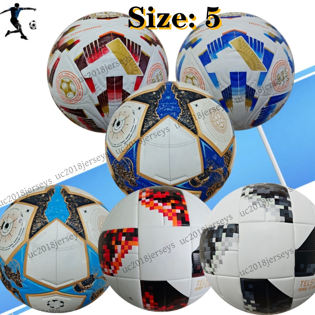 2025 2026 footballs Soccer Mexico footy Ball Official pu football High Quality Match Balls Argentina Training Football 2018 2022 World Cup ball size 5 soccer balls