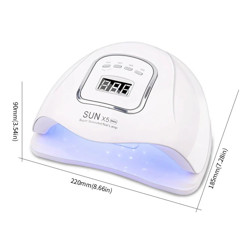 120W Nail Dryer 45 LEDs Professional Nail Sensor Lamp UV Lamp Fast Curing LED Dryng All Gel Nail Polish Intelligent Salon Tool 251014