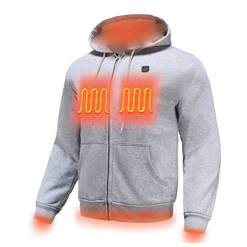 Heated Sweatshirt Heated Jacket Hoodie Power Bank Charging Heated Sweatshirt Electric Heated Jacket H251017